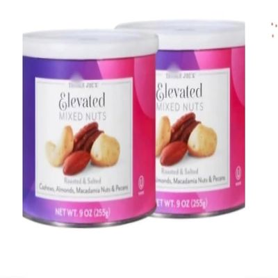 Elevated Nut Mix roasted and lightly salted pecans, almonds, cashews and macadamias 9 oz pack of 2