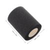 TOBBOMEY 12pcs Elastic Skin Film Underwrap Sports Tape for Ankle Elbow Knees and Hair Compression Bandage for Athletes Black view 2