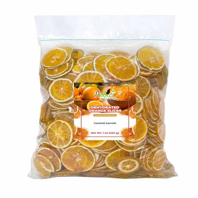 Dehydrated Dried Orange Slices, 100% Natural, For Cocktails, Tea, Cakes, Decoration, Dried Orange For Cocktails, 16 oz (454g)