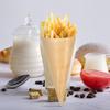 HEALLILY 50pcs Disposable Wood Cones for Parties Ice Cream Cone Cups for Candy and Snack Packing Lightweight and Convenient Design view 4