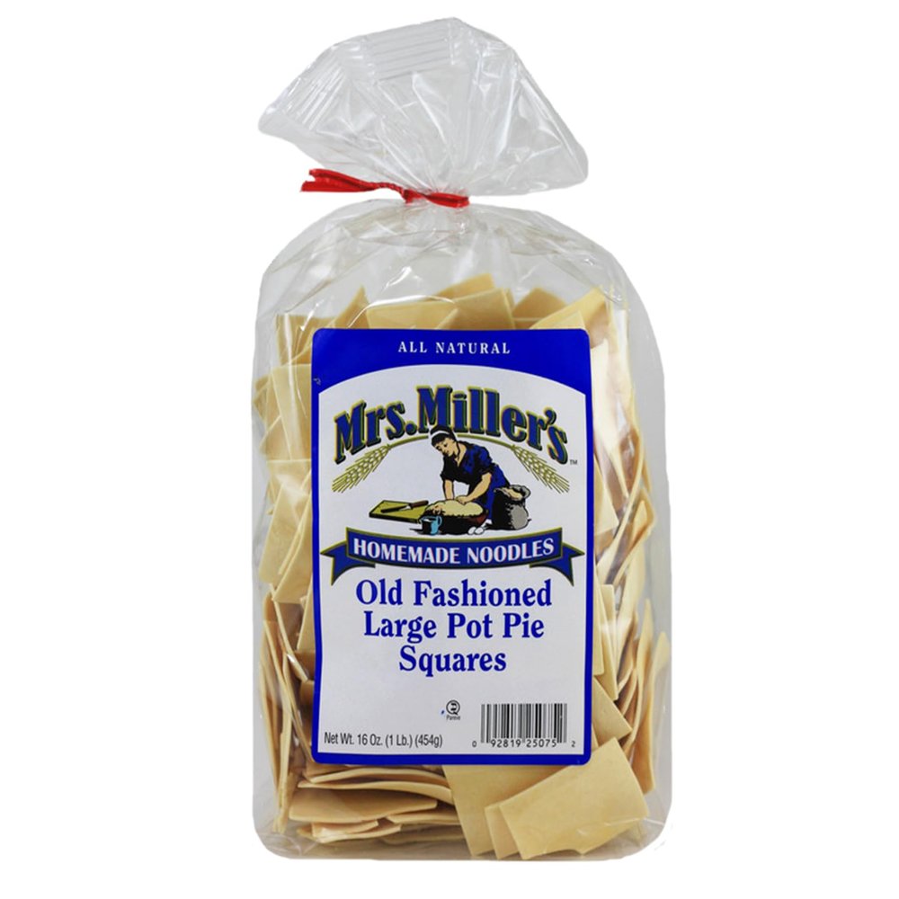 AmishTastes Mrs. Miller's Old-Fashioned Large 2" Pot Pie Squares, 16 Oz. (Pack of 2)
