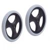 12 Inch Manual Wheelchair Rear Wheel Assembly, 12x1.75 Solid PU Tire, Wheelchair Wheel Replacement, Bearing: 12mm(Gray) view 1