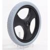 12 Inch Manual Wheelchair Rear Wheel Assembly, 12x1.75 Solid PU Tire, Wheelchair Wheel Replacement, Bearing: 12mm(Gray) view 2