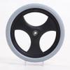 12 Inch Manual Wheelchair Rear Wheel Assembly, 12x1.75 Solid PU Tire, Wheelchair Wheel Replacement, Bearing: 12mm(Gray) view 3
