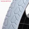 12 Inch Manual Wheelchair Rear Wheel Assembly, 12x1.75 Solid PU Tire, Wheelchair Wheel Replacement, Bearing: 12mm(Gray) view 4