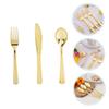 FUNOMOCYA 1 set Party Cutlery Disposable Plastic Silverware Kit with Forks Spoons and Cutters for Weddings Parties and Everyday Use Versatile and Sturdy Utensils view 3