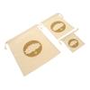 GOOHOCHY 3pcs Buddhist Sound Bowl Drawstring Pouch Tibetan Meditation Bowl Bag Craftsmanship view 1