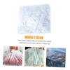 MUCKLILY 300pcs Plastic Wrap Cover Elastic Bowl Covers for Food Fresh Keeping for Fridge Storage and Outdoor Use Food Grade Pe Bags for Vegetables and Fruits view 3
