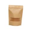 GLEAVI 100pcs Self Sealing Food Pouch Paper Stand Up Storage Bags for Dried Fruits Nuts and More and for Organizing Home Office and Retail view 1