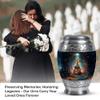 Remembrate Guitar Burial Urns for Adult Human Ashes - Large Handcrafted Funeral Memorial Urns for Adult Mom & Dad - Cremation Fairy House Urn for Mom Ashes (10 Inch) view 3