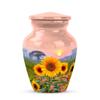 Casketique Sunflower Cremation Urns for Adult Ashes Male - Burial Urn for Ashes for Women 1 Large 4 Keepsake - Memorial Urns for Adult Male - Funeral Urn for Mom and Dad -3 & 10 Inch view 2