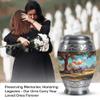 Casketique Motorcycle Cremation Urn for Ashes for Women - Memorial Urns for Adult Male Ashes 1 Large 4 Keepsake - Burial Urn for Mom - Funeral Urns for Adult Male - 3 & 10 Inch view 3