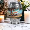 Casketique Motorcycle Cremation Urn for Ashes for Women - Memorial Urns for Adult Male Ashes 1 Large 4 Keepsake - Burial Urn for Mom - Funeral Urns for Adult Male - 3 & 10 Inch view 4