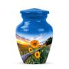 Casketique Sunflower Urns for Human Ashes Adult Man 1 Large 4 Keepsake - Urn for Ashes for Women - Burial Urn for Adult Male - Memorial Ash Container for Human - 3 & 10 Inch view 2