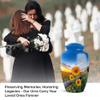 Casketique Sunflower Urns for Human Ashes Adult Man 1 Large 4 Keepsake - Urn for Ashes for Women - Burial Urn for Adult Male - Memorial Ash Container for Human - 3 & 10 Inch view 4