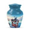Casketique Motorcycle Cremation Urns for Adult Ashes Women - Burial Urn for Ashes for Women 1 Large 4 Keepsake - Memorial Containers for Dad and Mom - Funeral Gift - 3 & 10 Inch view 2