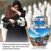 Casketique Motorcycle Urn for Ashes for Women - Memorial Cremation Urns for Human Ashes Adult Man 1 Large 4 Keepsake - Urn Funeral Gift for Mom - 3 & 10 Inch view 3