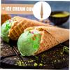 HEALSOPTHY 3pcs Ice Cream Cone Molds Multi-function Dessert Rollers for Homemade Treats for Family Gatherings and Creative Baking Activities view 4