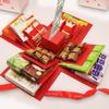5-Layer creative explosion gift box, gift wrap box. Creating a 5-Layer of various gifts by yourself. An ideal, mysterious self-made gift for birthday, Christmas and anniversaries. (Red, Square) view 1