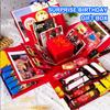 5-Layer creative explosion gift box, gift wrap box. Creating a 5-Layer of various gifts by yourself. An ideal, mysterious self-made gift for birthday, Christmas and anniversaries. (Red, Square) view 4