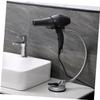 BATHVEVE Lazy Hair Dryer Stand Hands Holder with Strong Suction Compact Storage Rack for Bathroom and Makeup Compatible with All Hair Dryer Models view 4