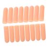 SOPOTUTU 8 Pairs Cut Resistant Finger Sleeves Reusable Silicone Finger Covers for Protection During Work for Crafts Cooking and Everyday Tasks Skin Tone view 1