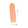 SOPOTUTU 8 Pairs Cut Resistant Finger Sleeves Reusable Silicone Finger Covers for Protection During Work for Crafts Cooking and Everyday Tasks Skin Tone view 2