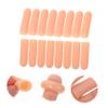 SOPOTUTU 8 Pairs Cut Resistant Finger Sleeves Reusable Silicone Finger Covers for Protection During Work for Crafts Cooking and Everyday Tasks Skin Tone view 4