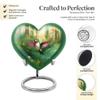 Yatskia Hummingbird Large Cremation Urns for Human Ashes Adult Men and Women, Little Keepsake Funeral Urn for Adult Ashes, (Heart 8 Inch and 3 Inch) view 4