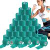 40 Pack Self Adhesive Bandage Wrap Bulk 2 Inch x 5 Yards Cohesive Bandage,Vet Wrap Breathable Elastic Self-Adherent Tape for Stretch Athletic Sports Wrist Ankle Dogs Pet Vet Wrap view 1