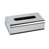 Healifty Household Tissue Organizer Box Chic Design for Home Decor Car Hotel and Office Use Chrome Finish Detachable Tissue Dispenser Modern Vanity Accessory view 1