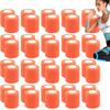 40 Bulk Pack 2 Inch x 5 Yards Orange Self Adhesive Bandage Breathable Cohesive Bandage Wrap Rolls Elastic Self-Adherent Tape First Aid Tape for Stretch Athletic Sports Wrist Ankle Dogs Pet Vet Wrap view 1