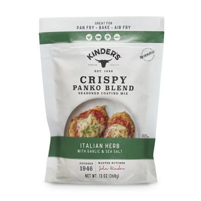 Kinder's Crispy Panko Blend, Italian Herb with Garlic and Sea Salt, 13 Ounce