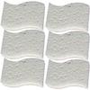 HOMOBABE 6pcs Natural Wood Pulp Cotton Kitchen Scrub Sponges for Multi-Functional Household Cleaning Effortlessly Removes and Grease from Dishes Pots and Bathroom view 1