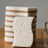 HOMOBABE 6pcs Natural Wood Pulp Cotton Kitchen Scrub Sponges for Multi-Functional Household Cleaning Effortlessly Removes and Grease from Dishes Pots and Bathroom view 4