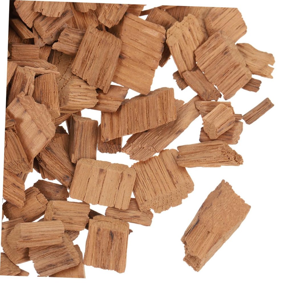 FUNOMOCYA 200g French Oak Chips for Home Wine Brewing Medium Pieces Enhance Flavor and Aroma in Red Wine