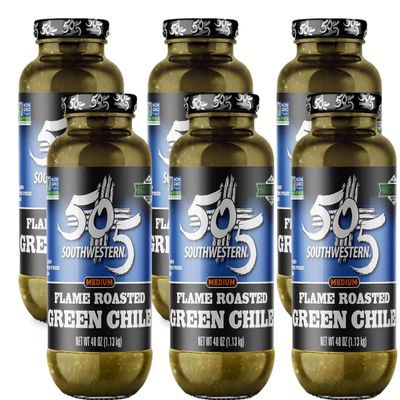 505 Southwestern Hatch Valley Diced Green Chiles, 40 Ounce (6 Pack)