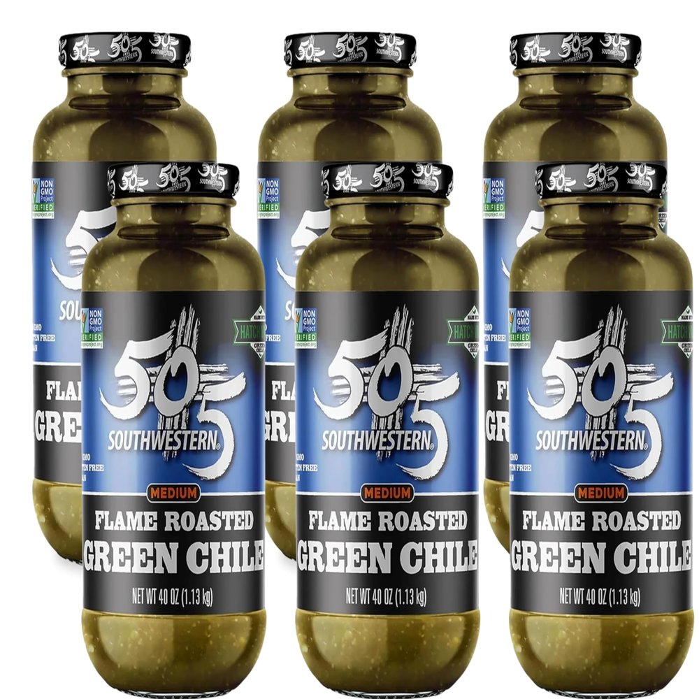 505 Southwestern Hatch Valley Diced Green Chiles, 40 Ounce (6 Pack)