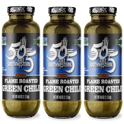 505 Southwestern Hatch Valley Diced Green Chiles, 40 Ounce (3 Pack)