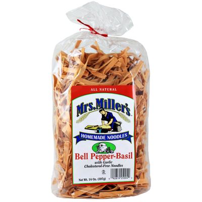 AmishTastes Mrs. Miller's Bell Pepper-Basil Noodles, 14 Oz. (Pack of 2)