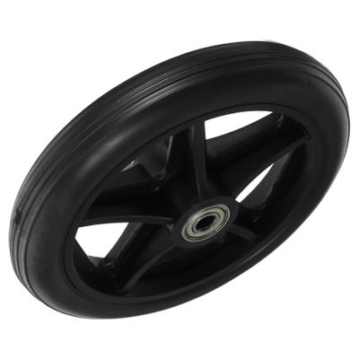 TOBBOMEY 1Set Wheelchair Front Wheel Replacement Heavy Duty Caster Wheel for Use Smooth Quiet Rolling for Indoor Outdoor Mobility