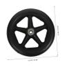 TOBBOMEY 1Set Wheelchair Front Wheel Replacement Heavy Duty Caster Wheel for Use Smooth Quiet Rolling for Indoor Outdoor Mobility view 2