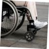 TOBBOMEY 1Set Wheelchair Front Wheel Replacement Heavy Duty Caster Wheel for Use Smooth Quiet Rolling for Indoor Outdoor Mobility view 3