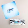 100pcs Personalized Cleaning Cloth Promotional Item for Eyeglasses Sunglasses Lens Phones Size-6" x 6" view 3