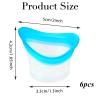 Qianyu Eye Wash Cups for Eye Wash Bath Kit 6 Pack Silicone Eyes Cleaning Cup Reusable Eyewash Cleaner Cups Portable Eyes Rinse Cup Care Tool for Relief Cleansing Make up Dust Quick Discomfort view 2