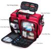 First Aid Backpack Bag Empty Emergency Responder Trauma Bag Empty Professional Large First Aid Bag First Aid Bag for Emergency Ideal for Paramedics(Red) view 2