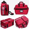 First Aid Backpack Bag Empty Emergency Responder Trauma Bag Empty Professional Large First Aid Bag First Aid Bag for Emergency Ideal for Paramedics(Red) view 3