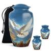Yatskia Celestial Dove Small Cremation Urns for Human Ashes, Urn for Ashes Adult Male & Female (Classic 10 Inch & 3 Inch) view 1