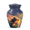 YATHABHISA Keepsake Urns for Ashes, Cremation Urns for Human Ashes, Yacht Funeral Urns for Human Ashes, Memorial Gift for Mother, 3 Inch view 1