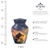 YATHABHISA Keepsake Urns for Ashes, Cremation Urns for Human Ashes, Yacht Funeral Urns for Human Ashes, Memorial Gift for Mother, 3 Inch view 2